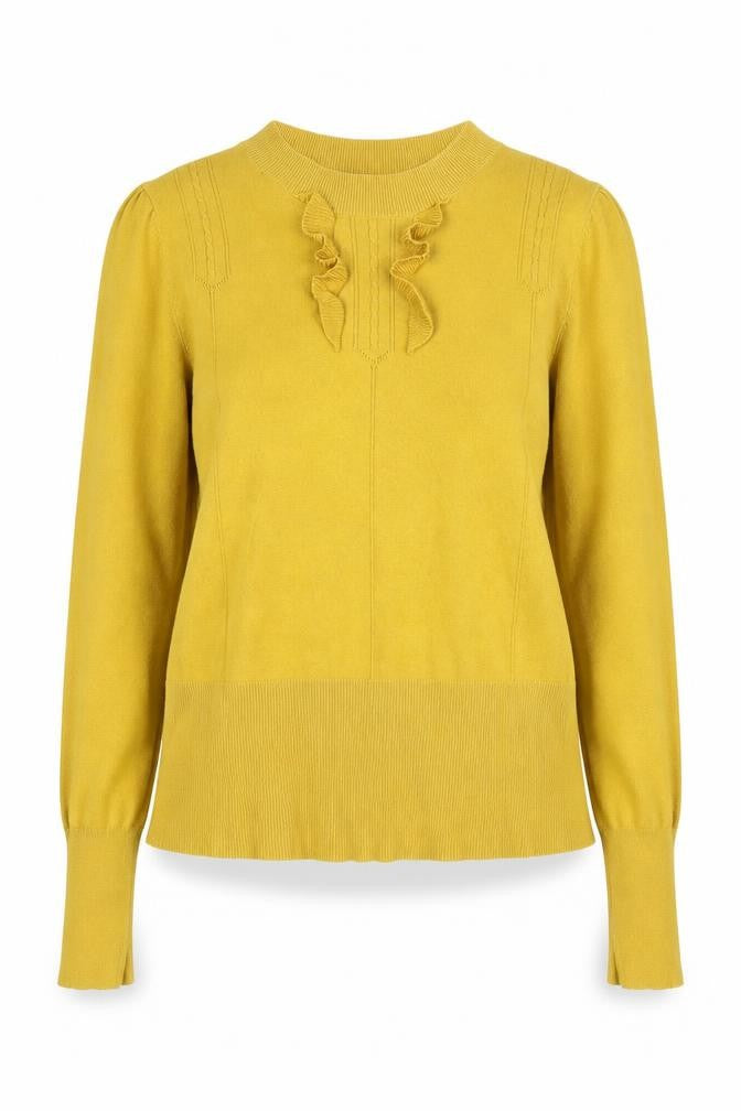 Womens UK Size M Oasis Yellow Pullover Jumper
