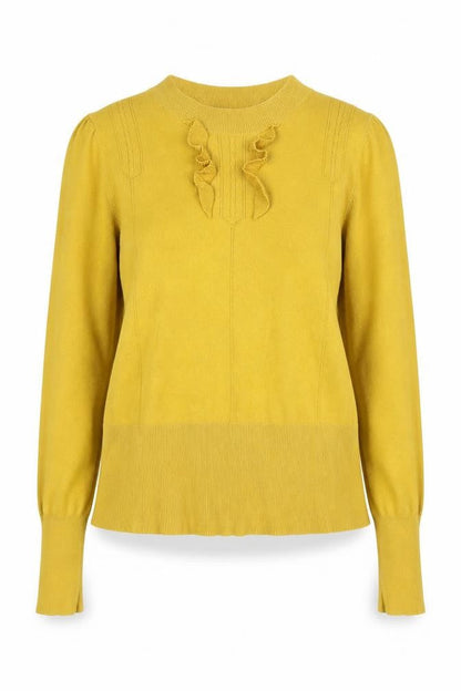 Womens UK Size M Oasis Yellow Pullover Jumper
