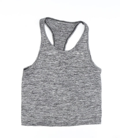 USA Pro Women's Grey Tank Top S Athletic Racerback