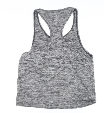 USA Pro Women's Grey Tank Top S Athletic Racerback