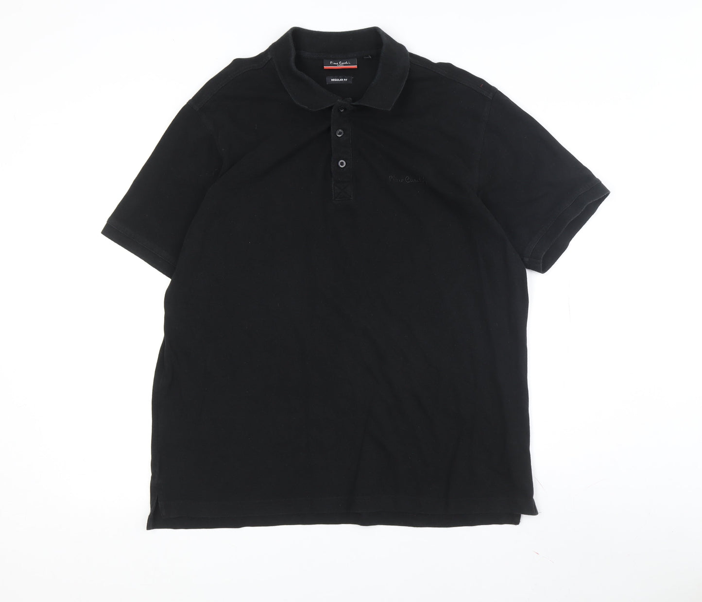 Pierre Cardin Men's Black XL Polo, Regular Fit