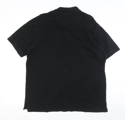 Pierre Cardin Men's Black XL Polo, Regular Fit