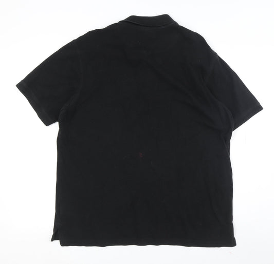 Pierre Cardin Men's Black XL Polo, Regular Fit