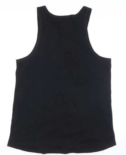 Apparel Noir Black Music Tank Top Size 12 Unisex