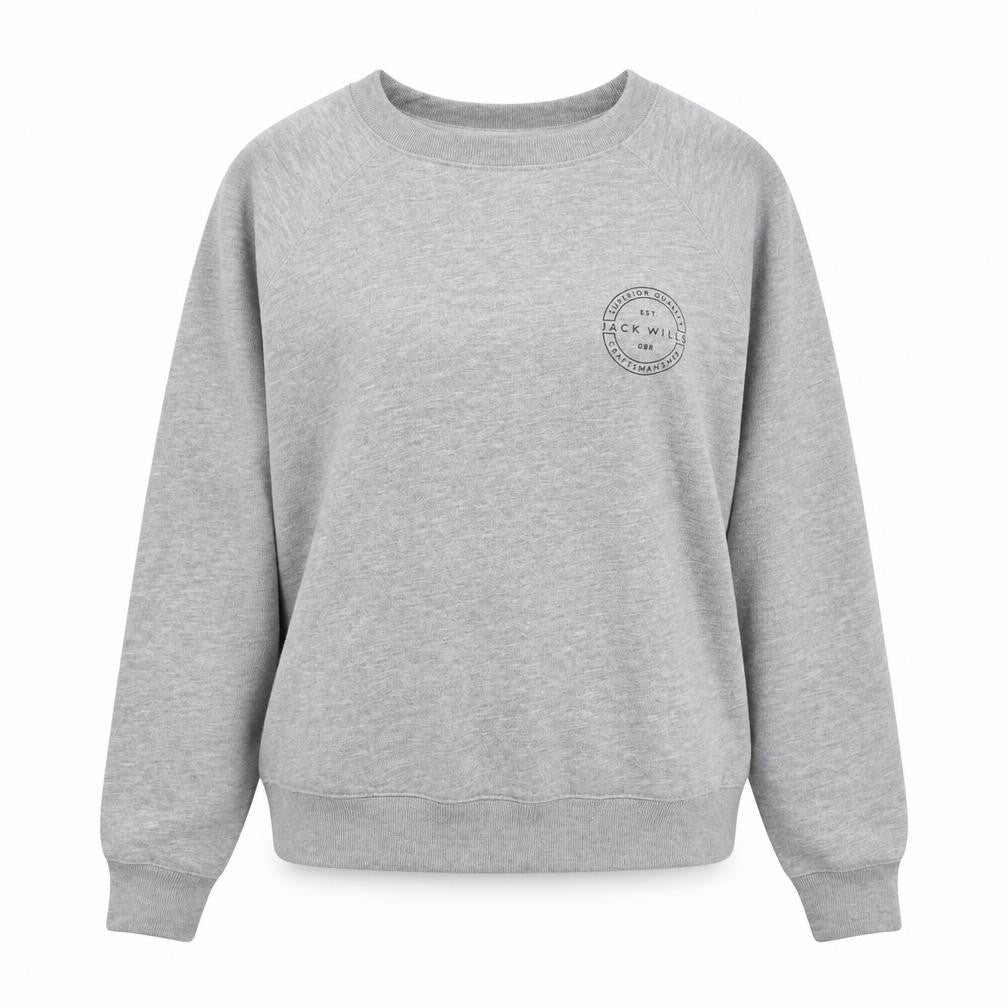 Womens UK Size 4 Jack Wills Grey Pullover Sweatshirt