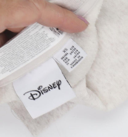 Unisex Adults UK Size 6 Disney Beige Pullover Sweatshirt