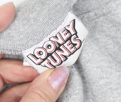Womens UK Size 8 Looney Tunes Grey  Sweatshirt