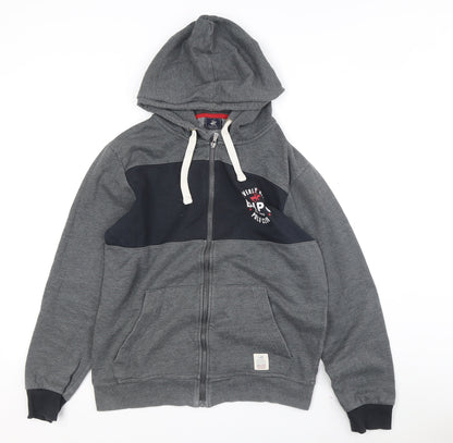 Beverly Hills Polo Club Men's Grey Hoodie, L