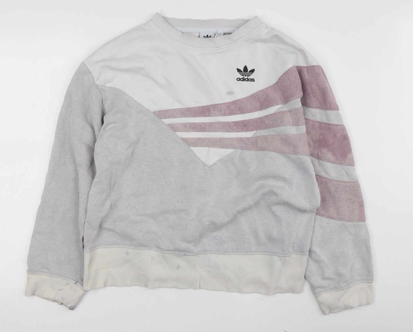 Adidas Women's Grey Size 10 Pullover Sweatshirt