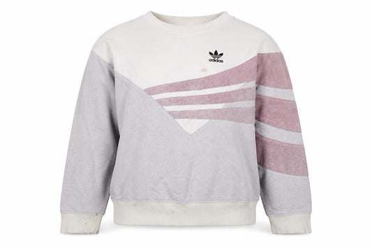 Front view of Adidas Women's Grey, size 10, Pullover Sweatshirt