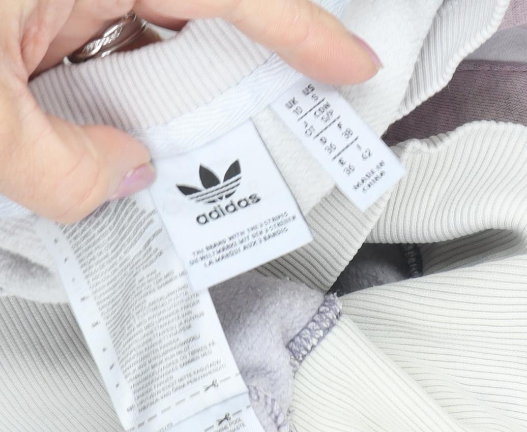 Adidas Women's Grey Size 10 Pullover Sweatshirt