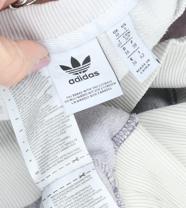 Adidas Women's Grey Size 10 Pullover Sweatshirt