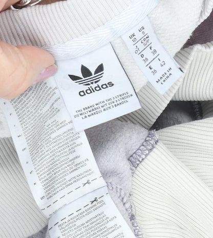 Adidas Women's Grey Size 10 Pullover Sweatshirt