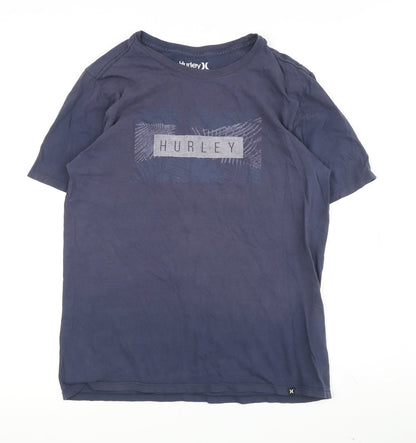 Mens UK Size M Hurley Blue  T-Shirt