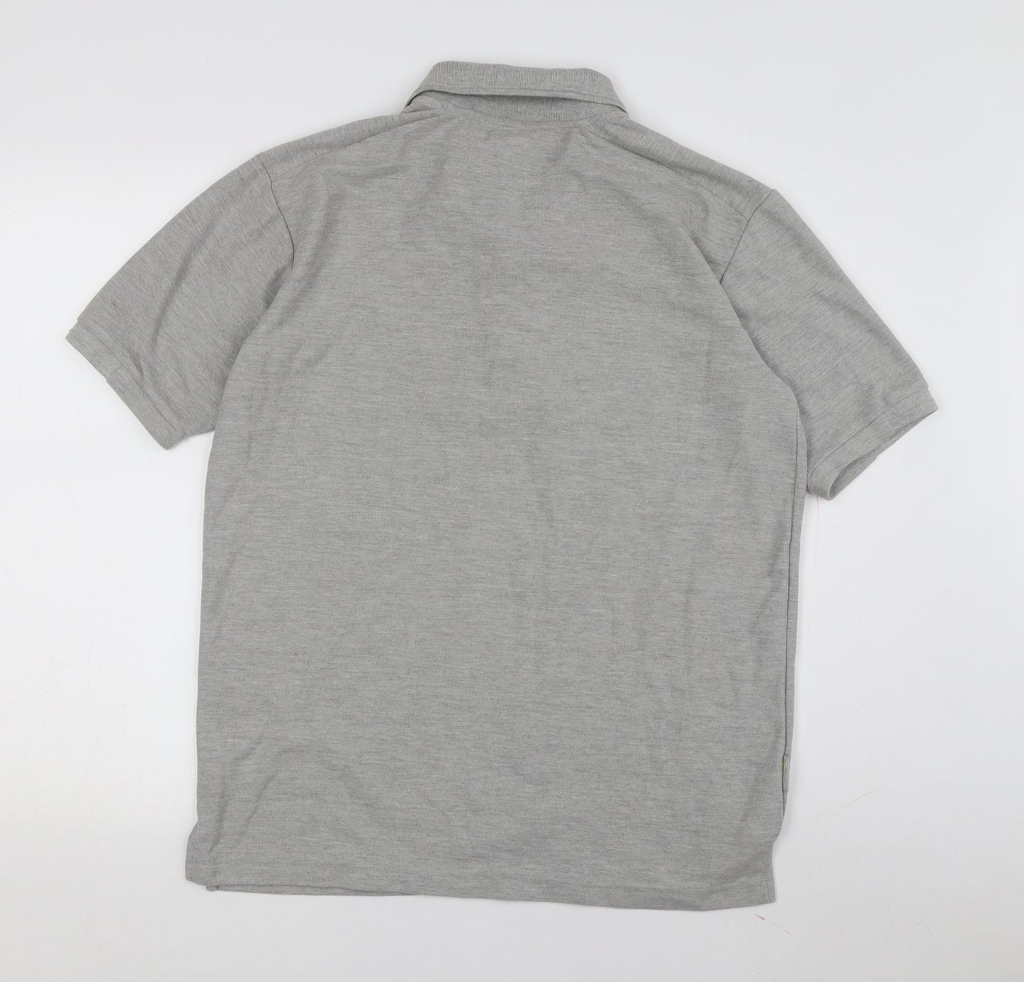 Slazenger Men's Grey Polo Medium Classic Fit