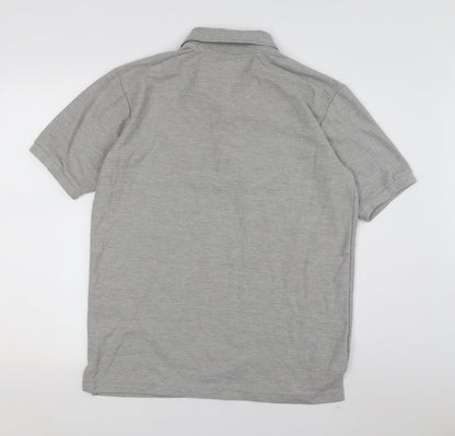 Slazenger Men's Grey Polo Medium Classic Fit