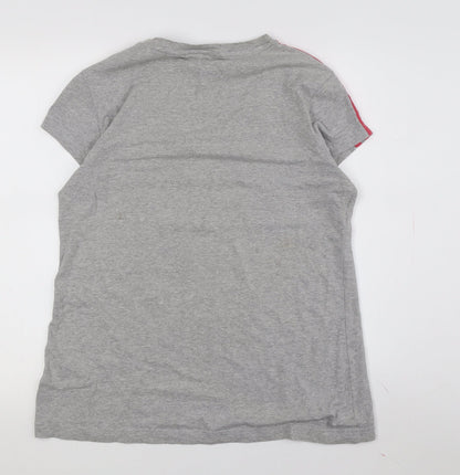Womens UK Size M adidas Grey Jersey T-Shirt