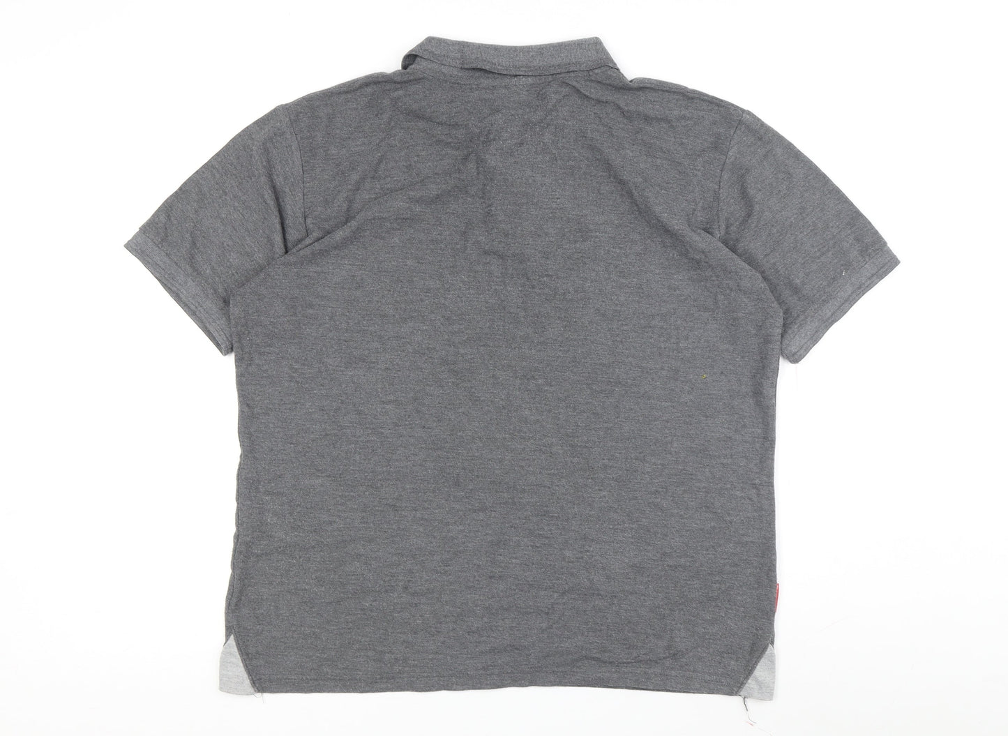 Slazenger Men's Grey Polo Shirt Regular Fit Size L