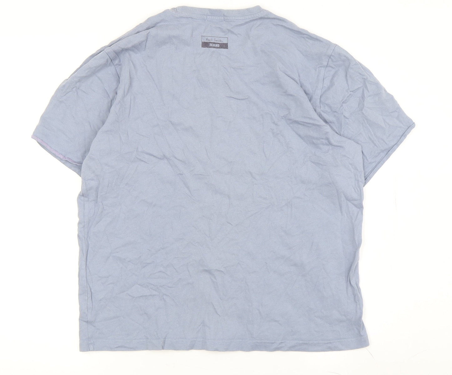 Paul Smith Men's Blue Graphic T-Shirt, M