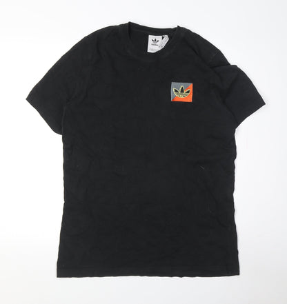 Adidas Men's Black M Crew Neck Short Sleeve T-Shirt