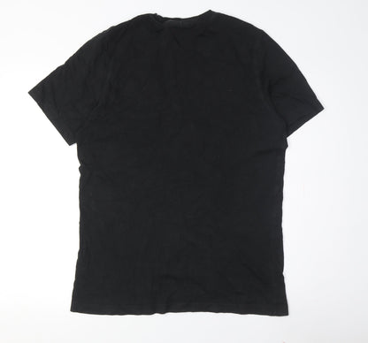 Adidas Men's Black M Crew Neck Short Sleeve T-Shirt