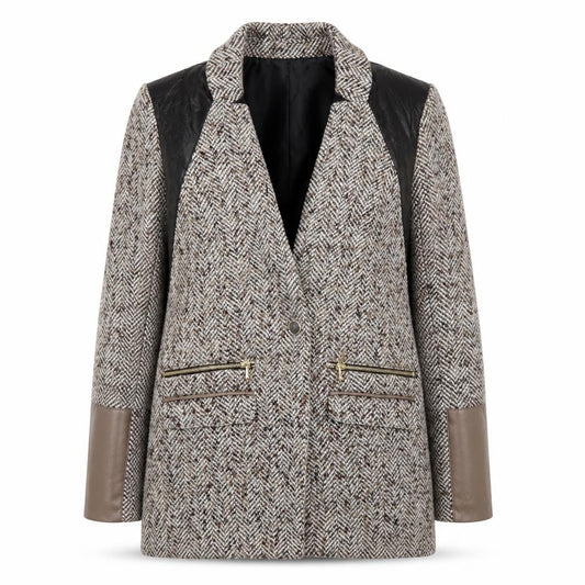 Womens UK Size 12 River Island Grey Basic Jacket