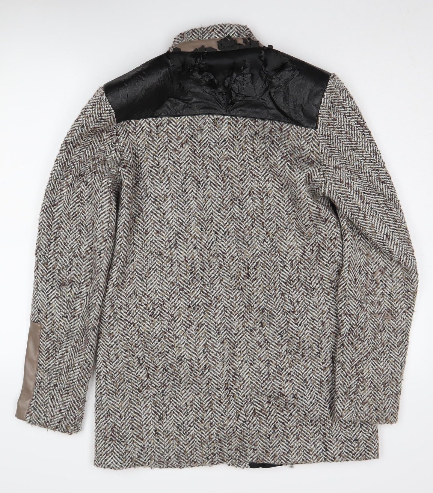 Womens UK Size 12 River Island Grey Basic Jacket