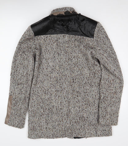 Womens UK Size 12 River Island Grey Basic Jacket