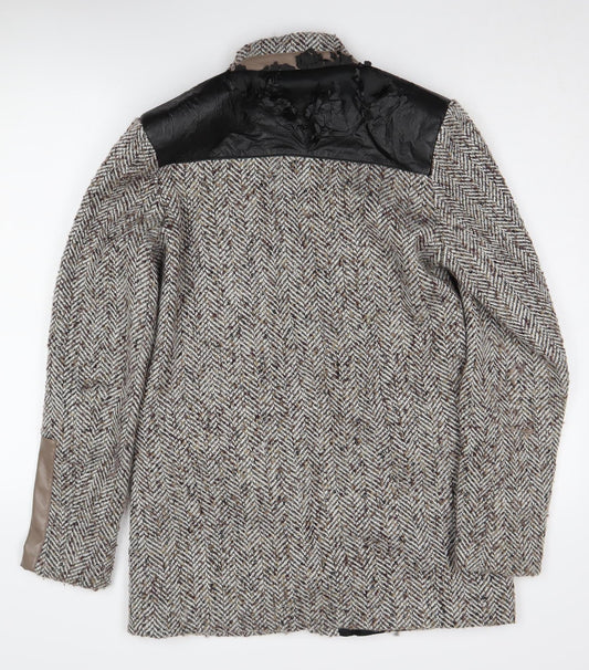 Womens UK Size 12 River Island Grey Basic Jacket