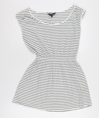 Womens UK Size S French Connection White Basic T-Shirt