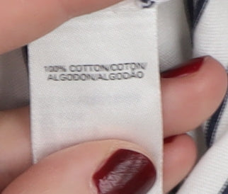 Womens UK Size S French Connection White Basic T-Shirt