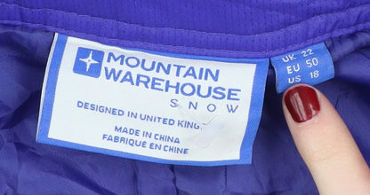 Mountain Warehouse Women's Purple Snow Pants Size 22