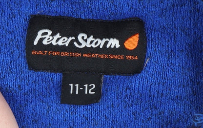 Peter Storm Boys Blue Basic Jacket, Size 11-12