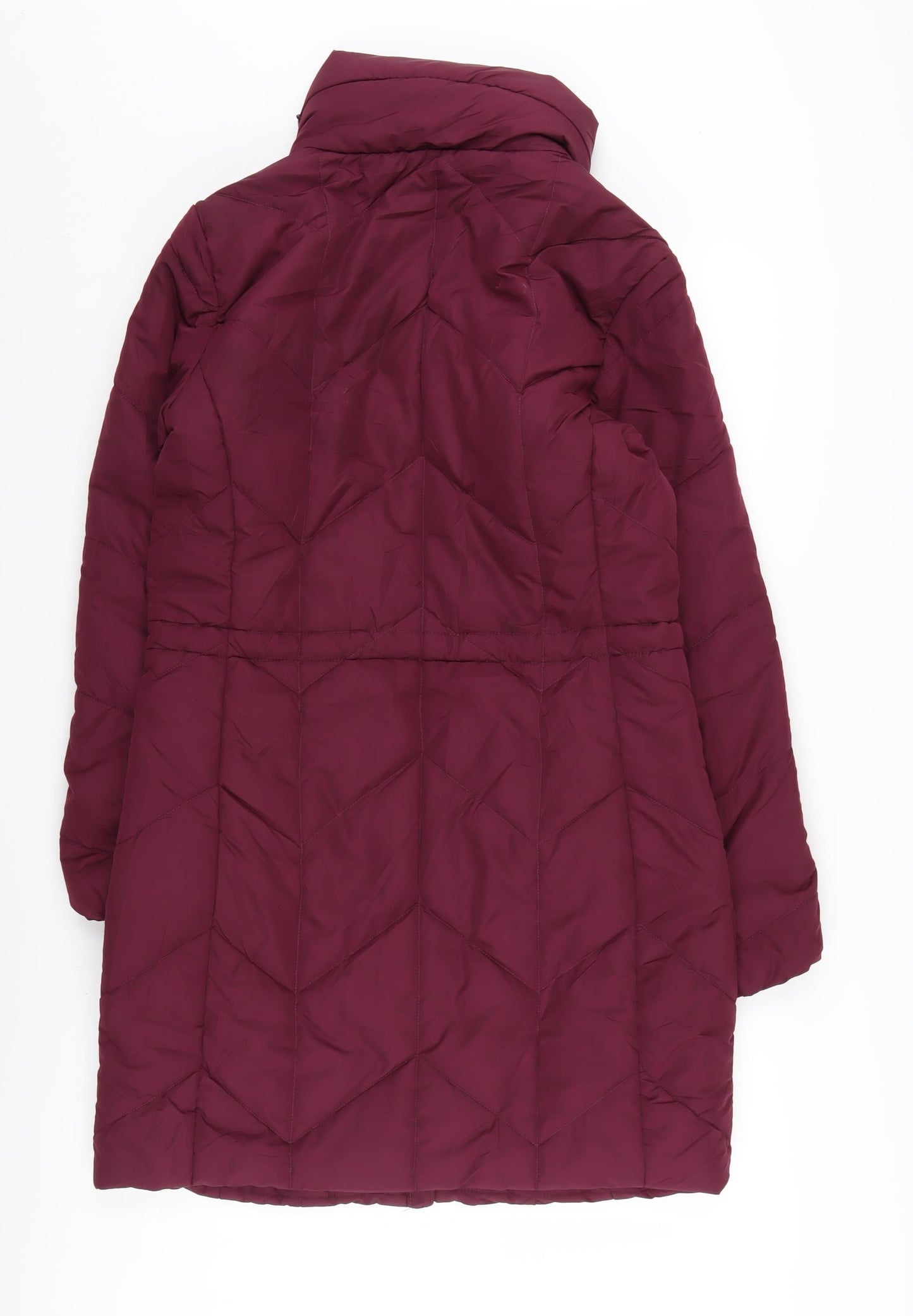 Womens UK Size 8 Marks and Spencer Red Puffer Jacket