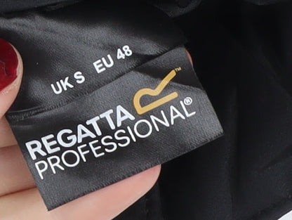 Mens UK Size S Regatta Professional Black Windbreaker Coat