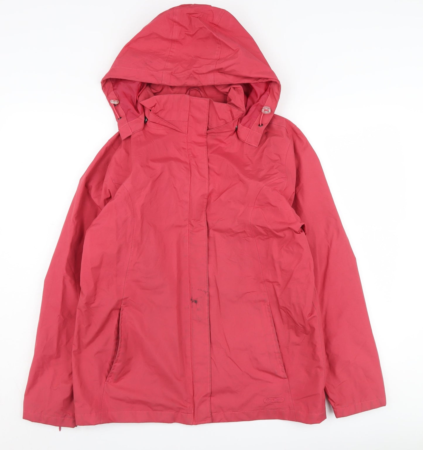 Womens UK Size 12 Peter Storm Red Rain Coat