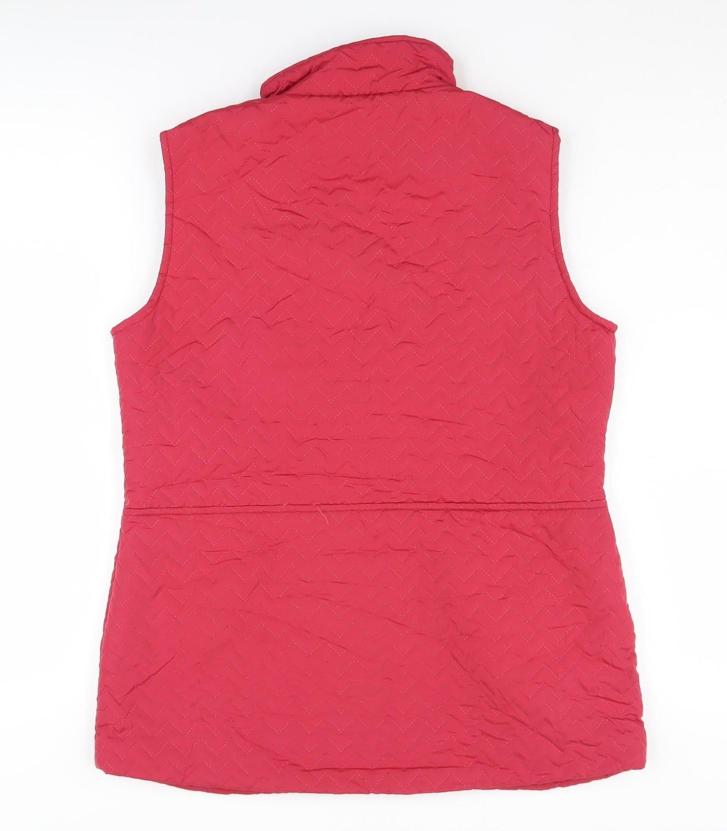 Jessica Graaf Women's Red Quilted Waistcoat Size S