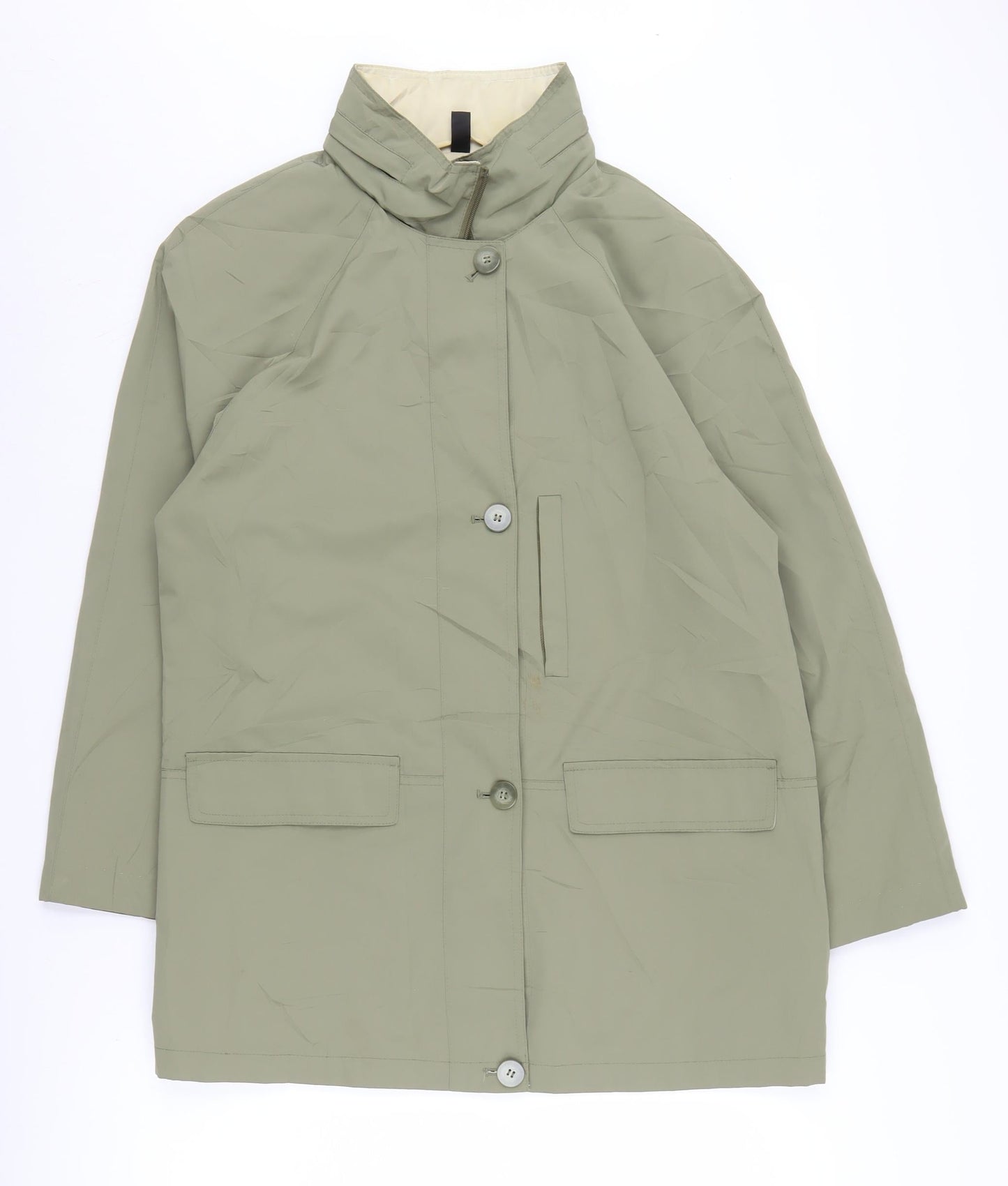 Womens UK Size 16 SCL Sport Green Rain Coat