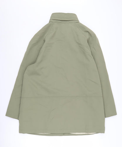Womens UK Size 16 SCL Sport Green Rain Coat