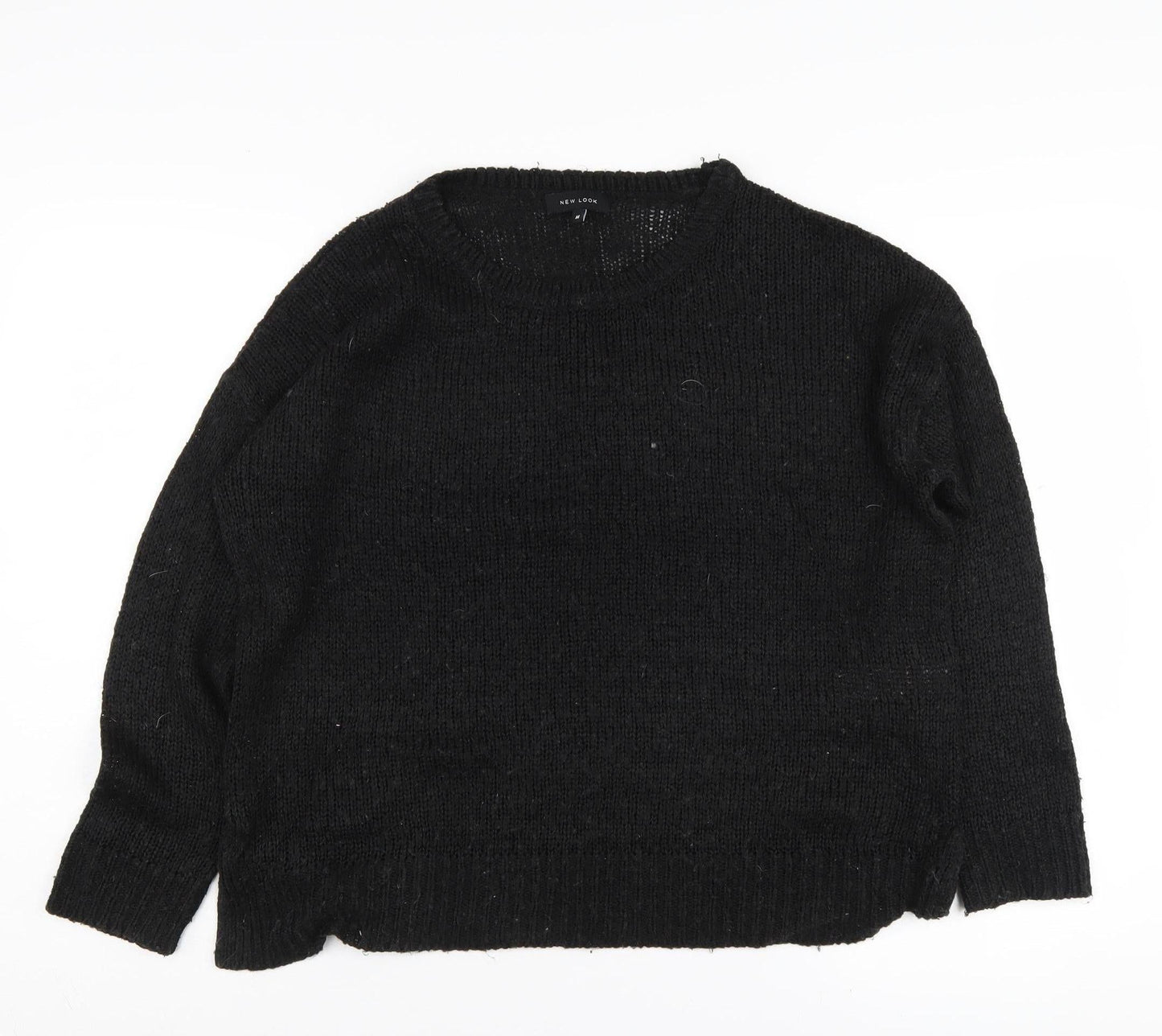 Womens UK Size M New Look Black Pullover Jumper