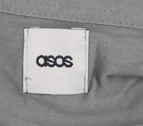 ASOS Men's Green Classic Long Sleeve Polo Shirt S