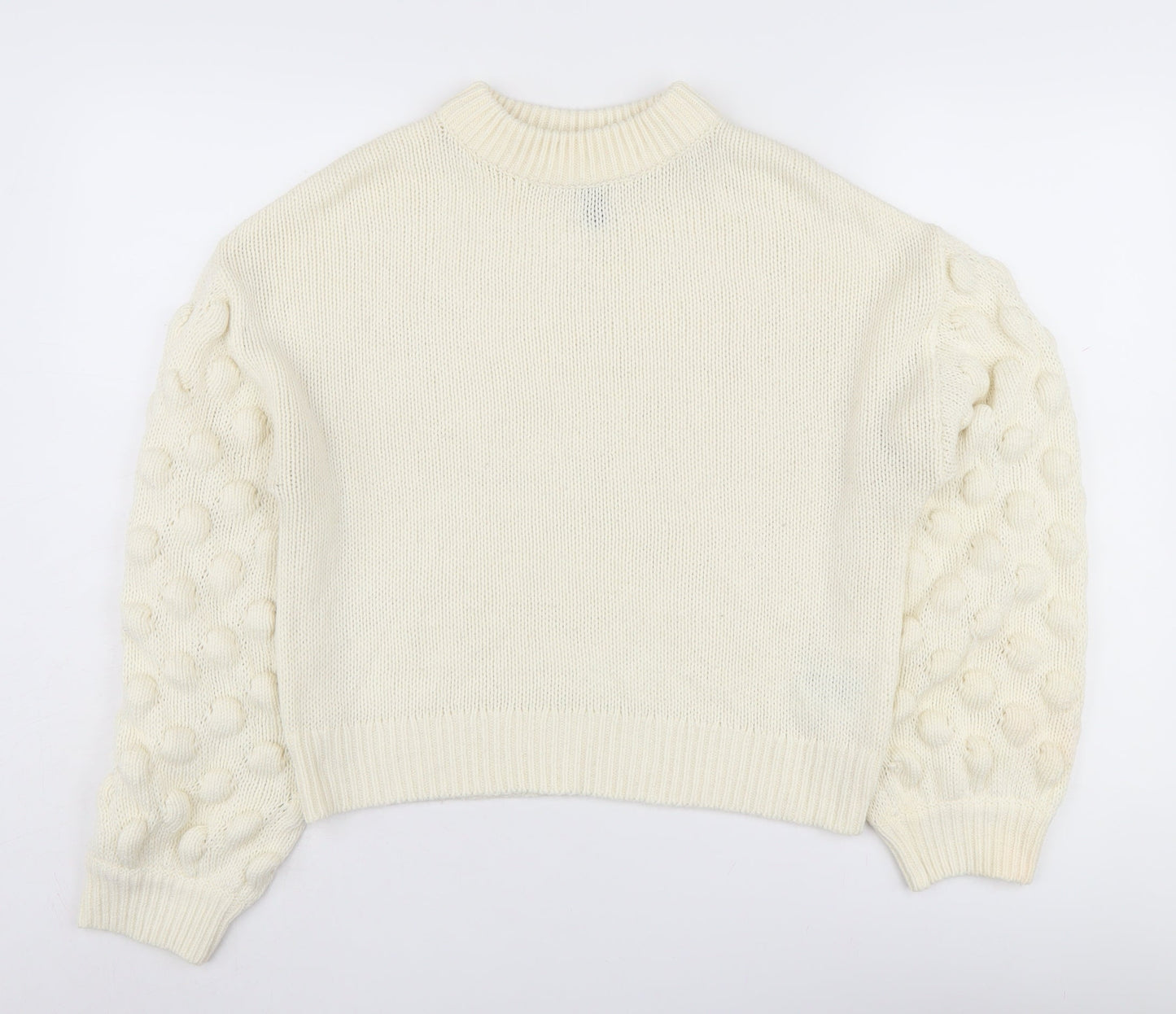 Womens UK Size S H&M White Jumper Jumper