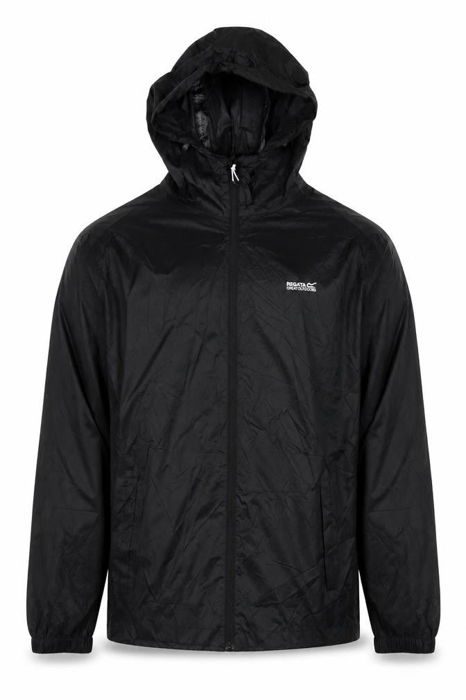 Mens UK Size S Regatta Black Windbreaker Coat