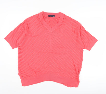 Womens UK Size M Marks and Spencer Pink Pullover Jumper