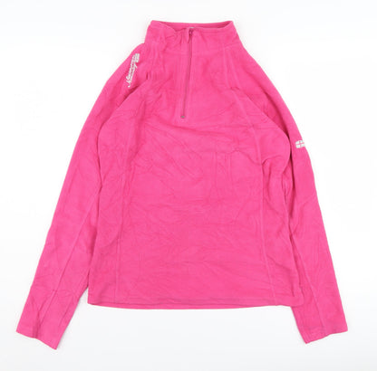 Geographical Norway Women's Pink Fleece Pullover Sweatshirt M