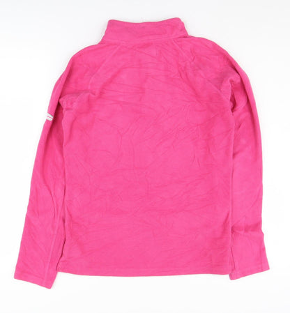 Geographical Norway Women's Pink Fleece Pullover Sweatshirt M