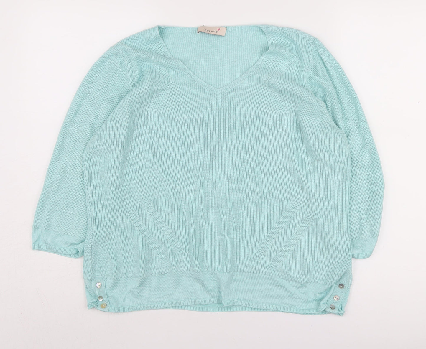 Womens UK Size 20 Marks and Spencer Blue Pullover Jumper