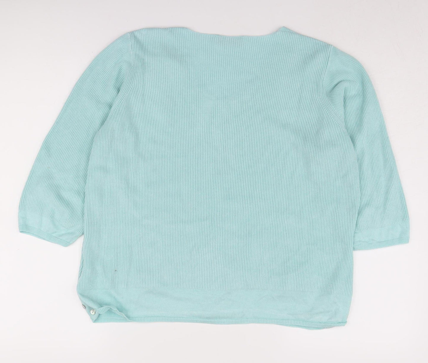 Womens UK Size 20 Marks and Spencer Blue Pullover Jumper