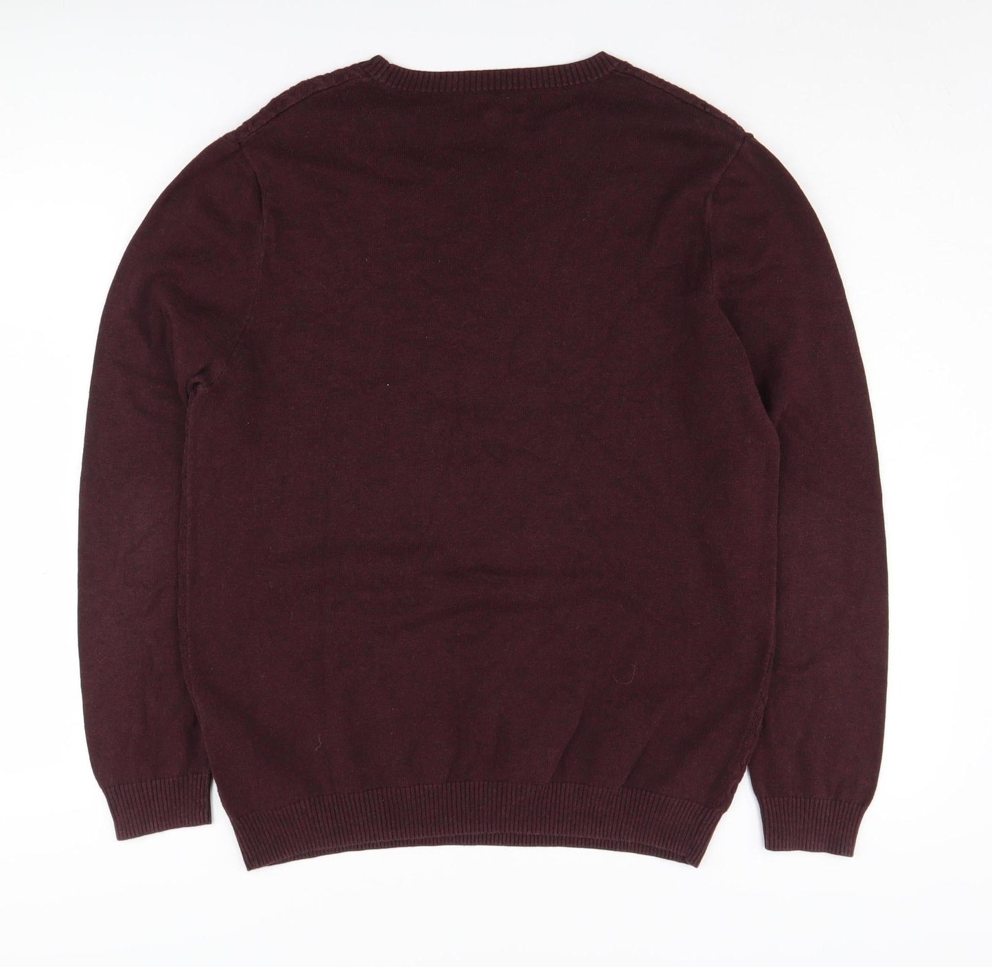 River Island Men's Red Pullover Jumper, M