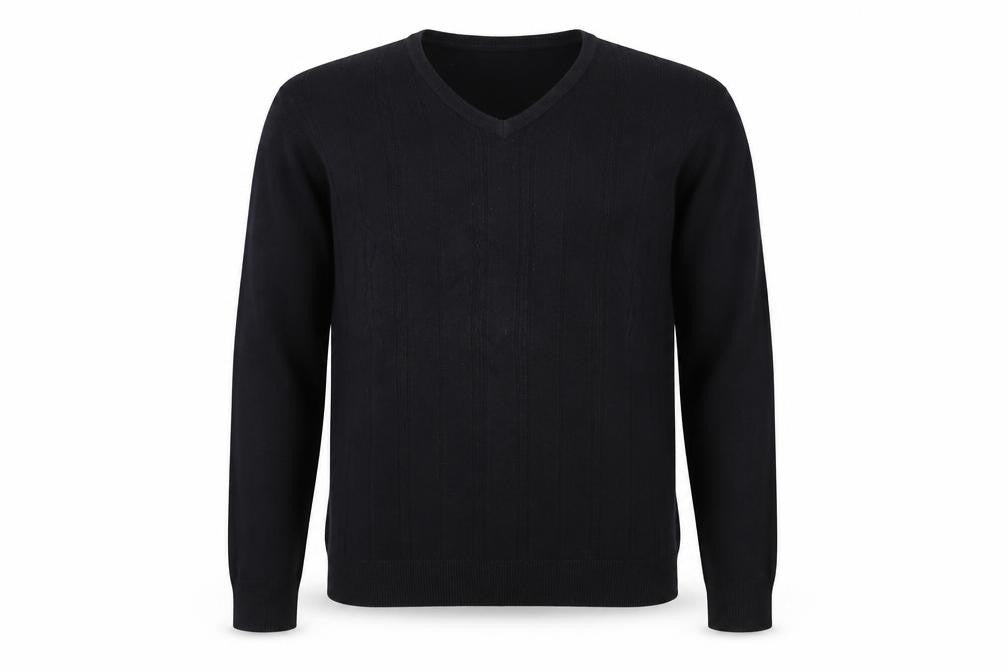 Mens UK Size L Marks and Spencer Black Pullover Jumper